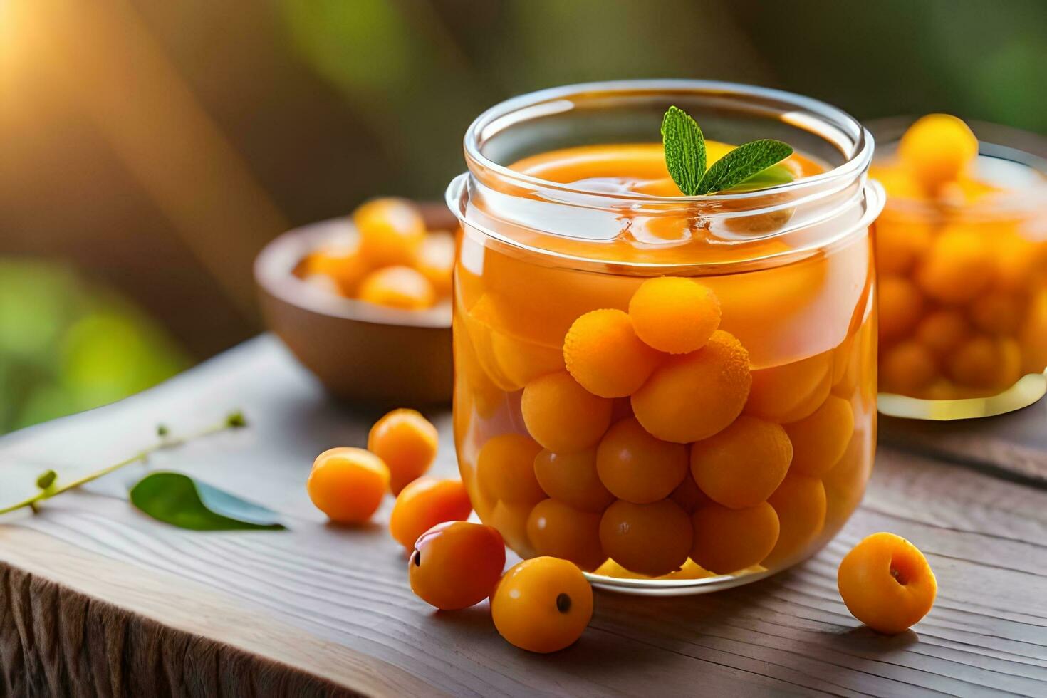 how to make a homemade apricot jam. AI-Generated photo