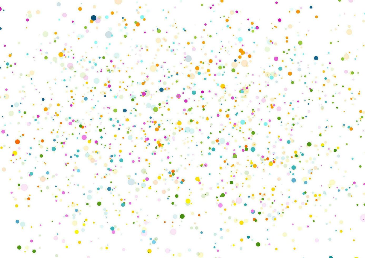 Multicolored dots particles abstract background vector
