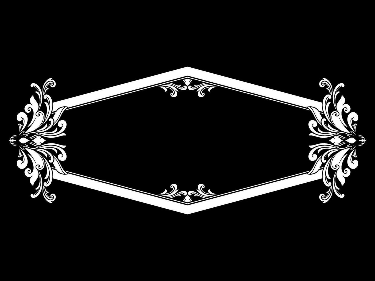 Ornament Vintage Classic Simple Elegant vector