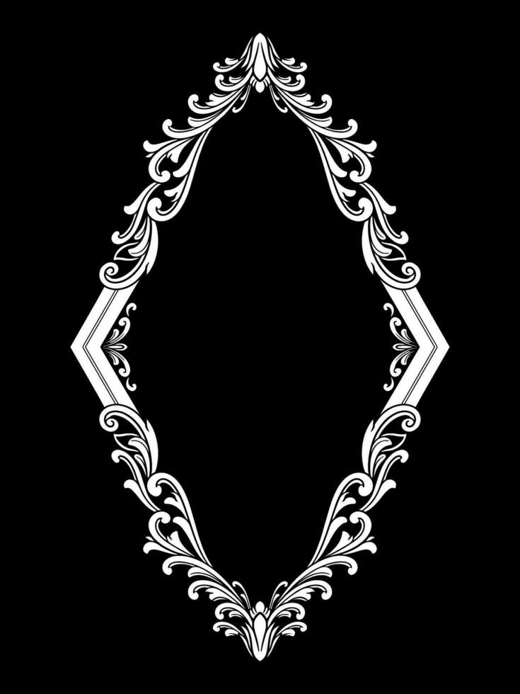 Ornament Vintage Classic Simple Elegant vector