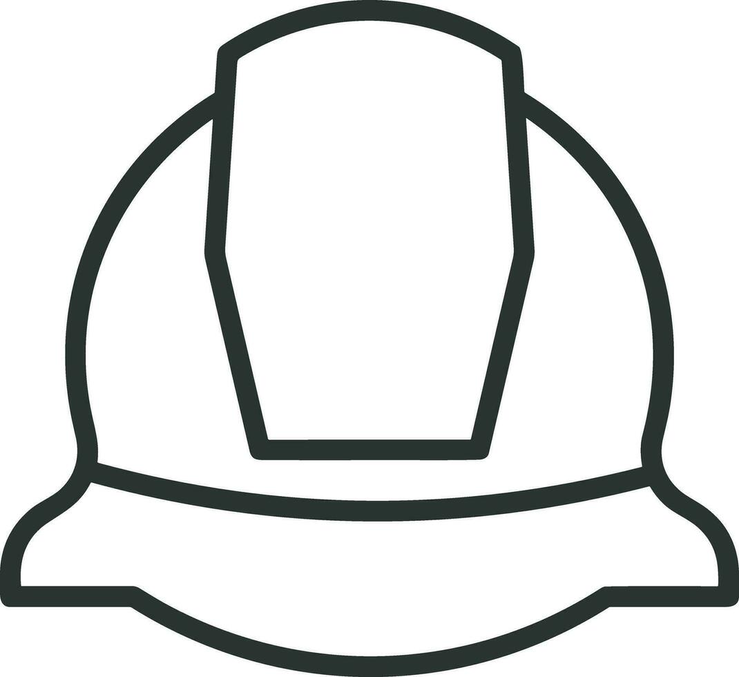 Safety helmet icon symbol image vector. Illustration of the head protector industrial engineer worker design image vector