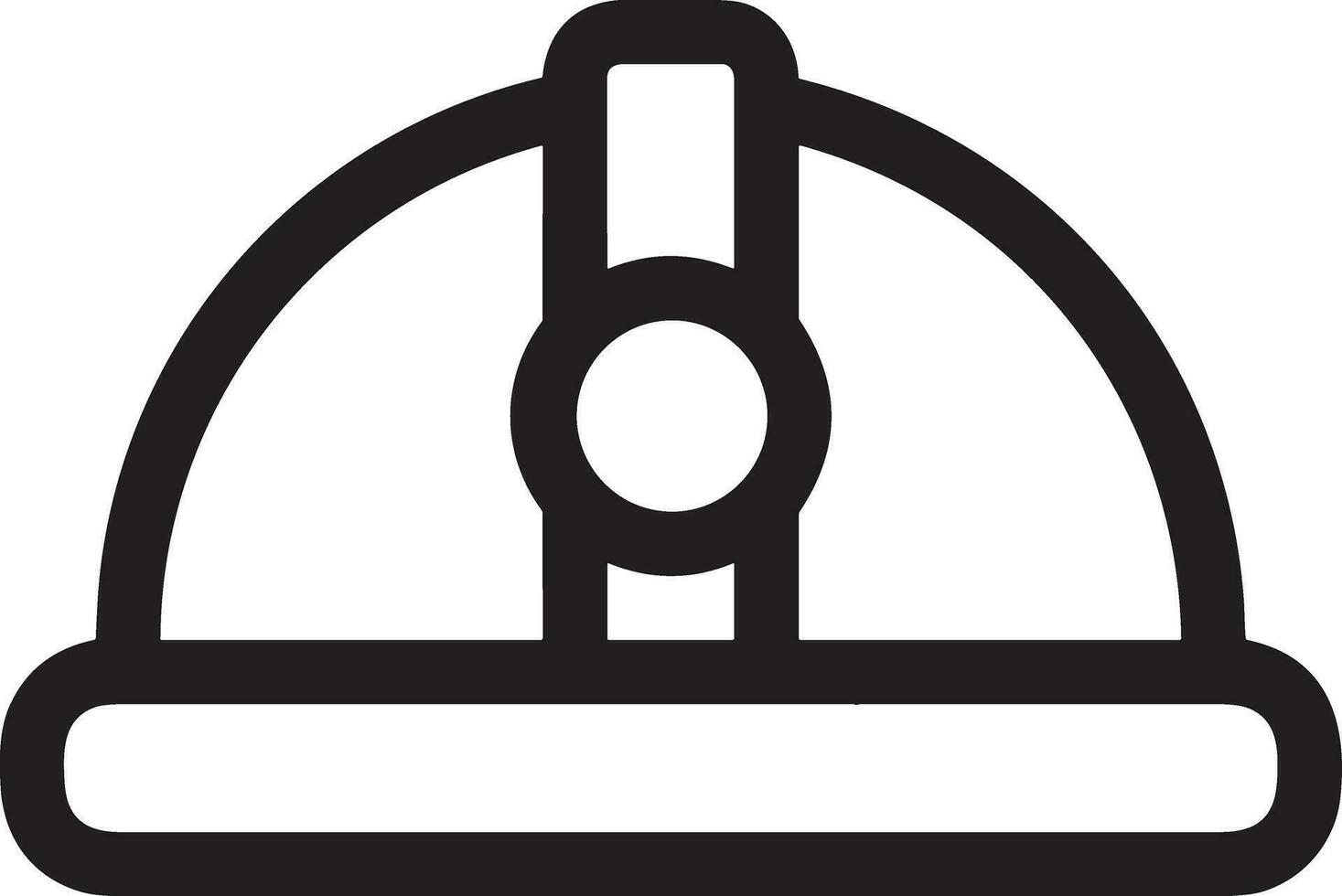 Safety helmet icon symbol image vector. Illustration of the head protector industrial engineer worker design image vector