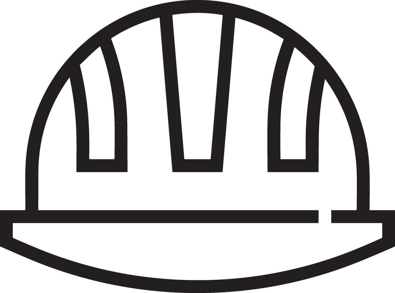 Safety helmet icon symbol image vector. Illustration of the head protector industrial engineer worker design image vector