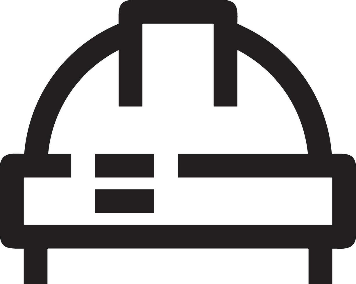 Safety helmet icon symbol image vector. Illustration of the head protector industrial engineer worker design image vector