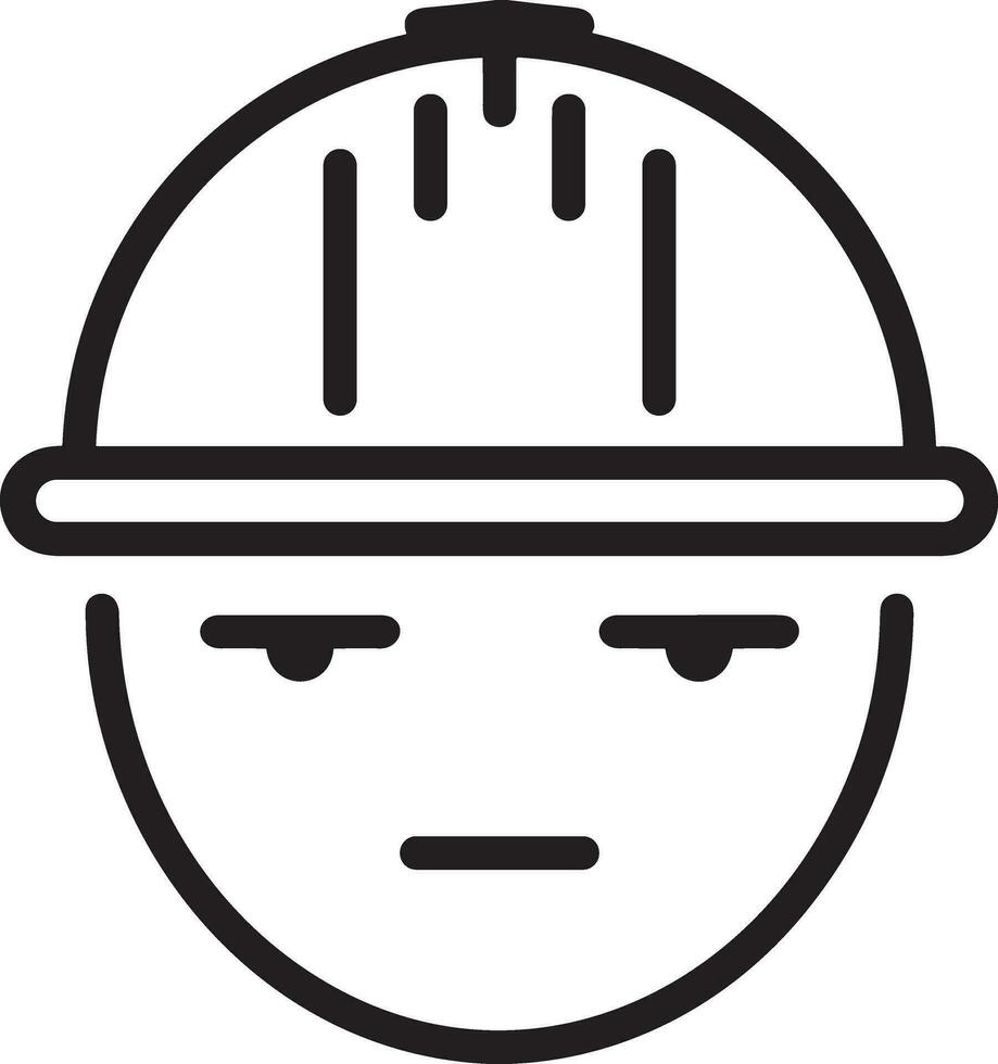Safety helmet icon symbol image vector. Illustration of the head protector industrial engineer worker design image vector