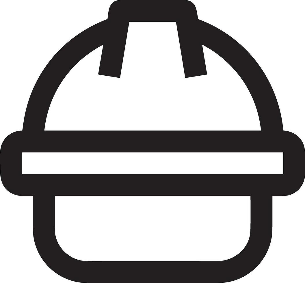 Safety helmet icon symbol image vector. Illustration of the head protector industrial engineer worker design image vector