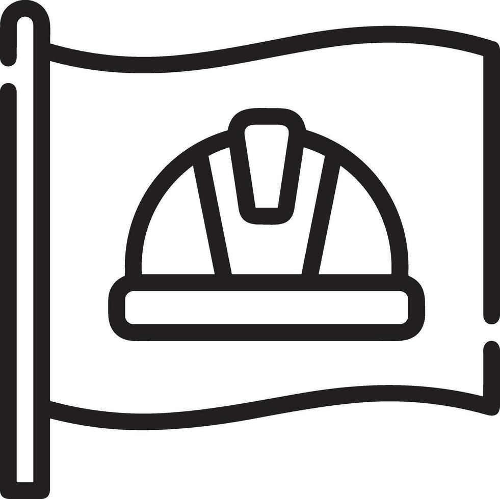 Safety helmet icon symbol image vector. Illustration of the head protector industrial engineer worker design image vector