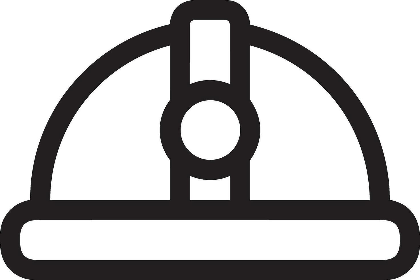Safety helmet icon symbol image vector. Illustration of the head protector industrial engineer worker design image vector