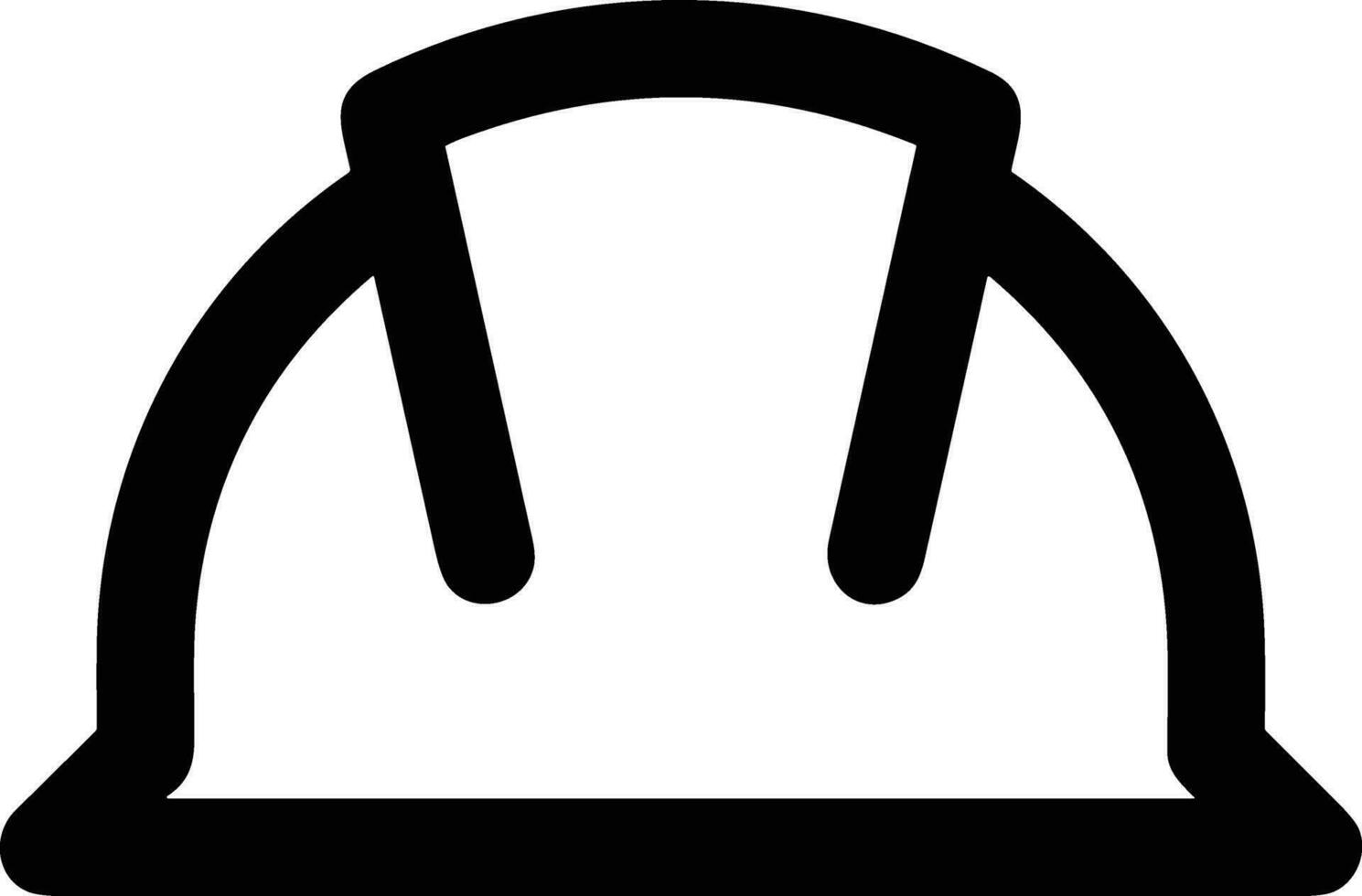 Safety helmet icon symbol image vector. Illustration of the head protector industrial engineer worker design image vector