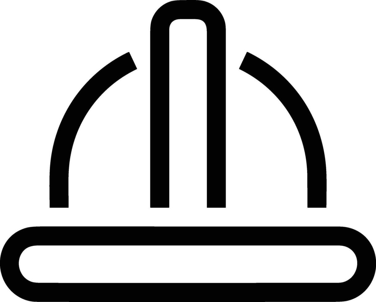 Safety helmet icon symbol image vector. Illustration of the head protector industrial engineer worker design image vector