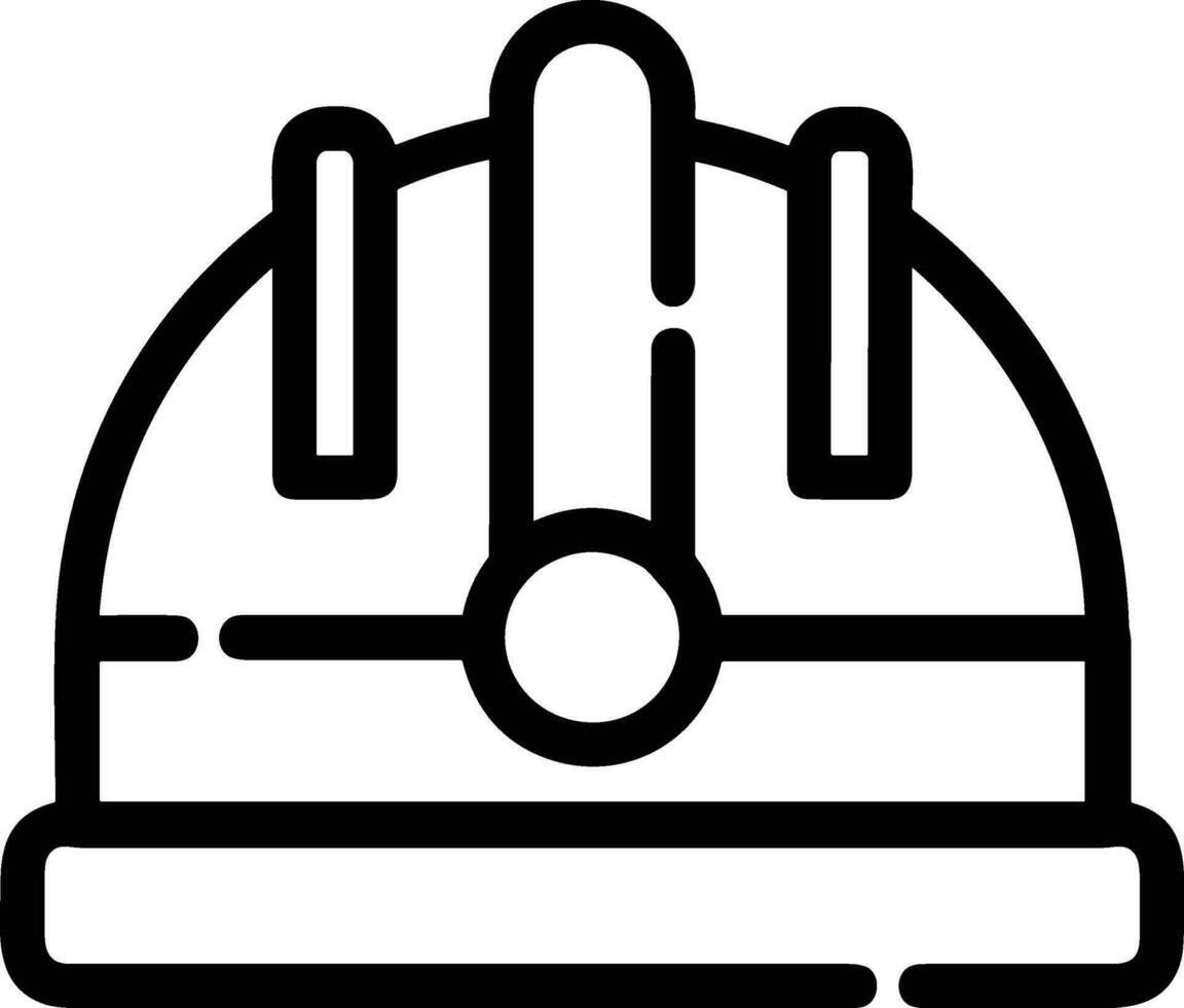Safety helmet icon symbol image vector. Illustration of the head protector industrial engineer worker design image vector
