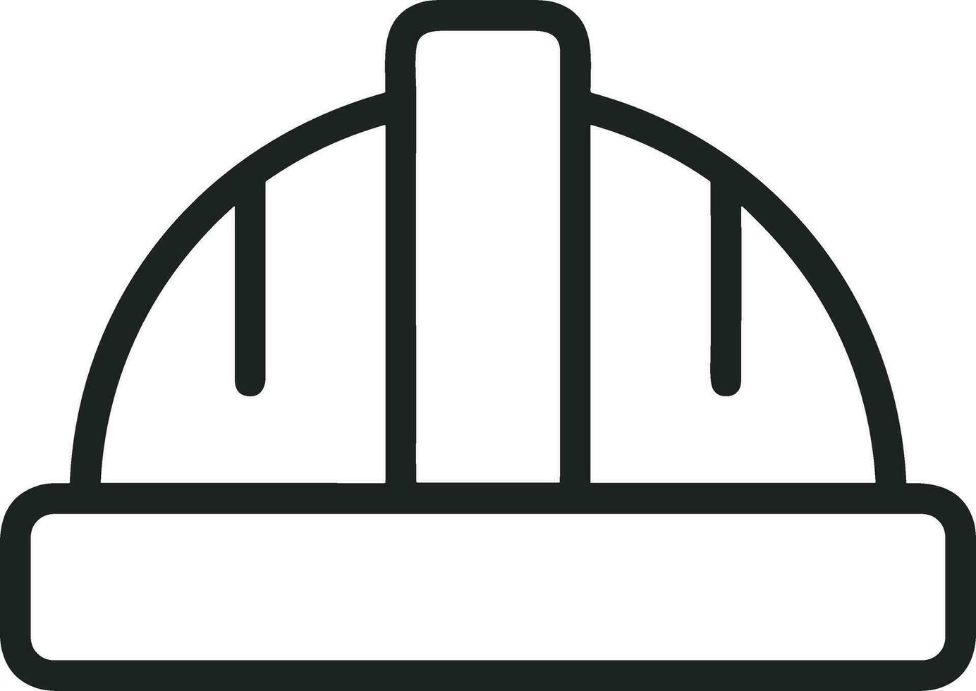 Safety helmet icon symbol image vector. Illustration of the head protector industrial engineer worker design image vector