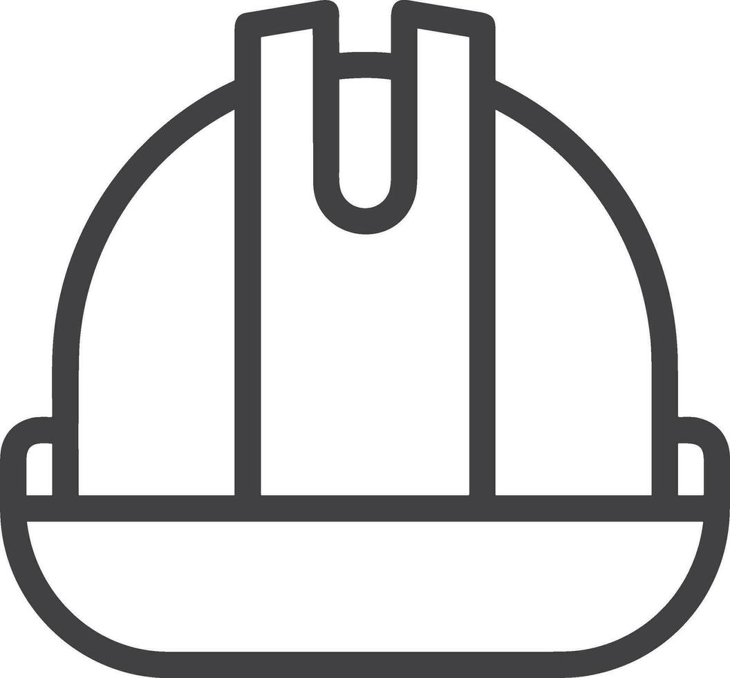 Safety helmet icon symbol image vector. Illustration of the head protector industrial engineer worker design image vector