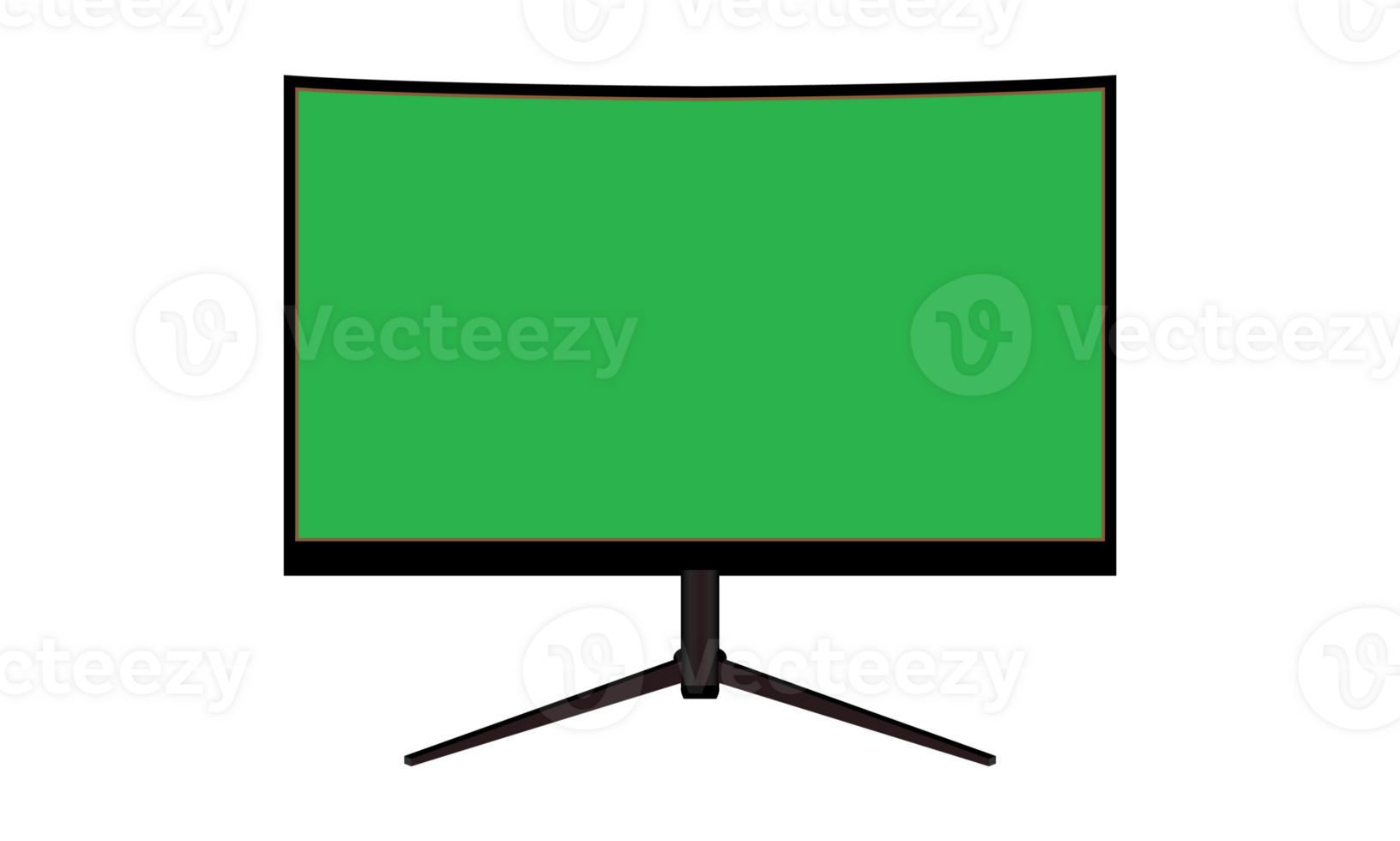 3D Computer monitor PNG File