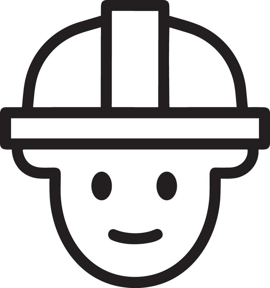 Safety helmet icon symbol image vector. Illustration of the head protector industrial engineer worker design image vector