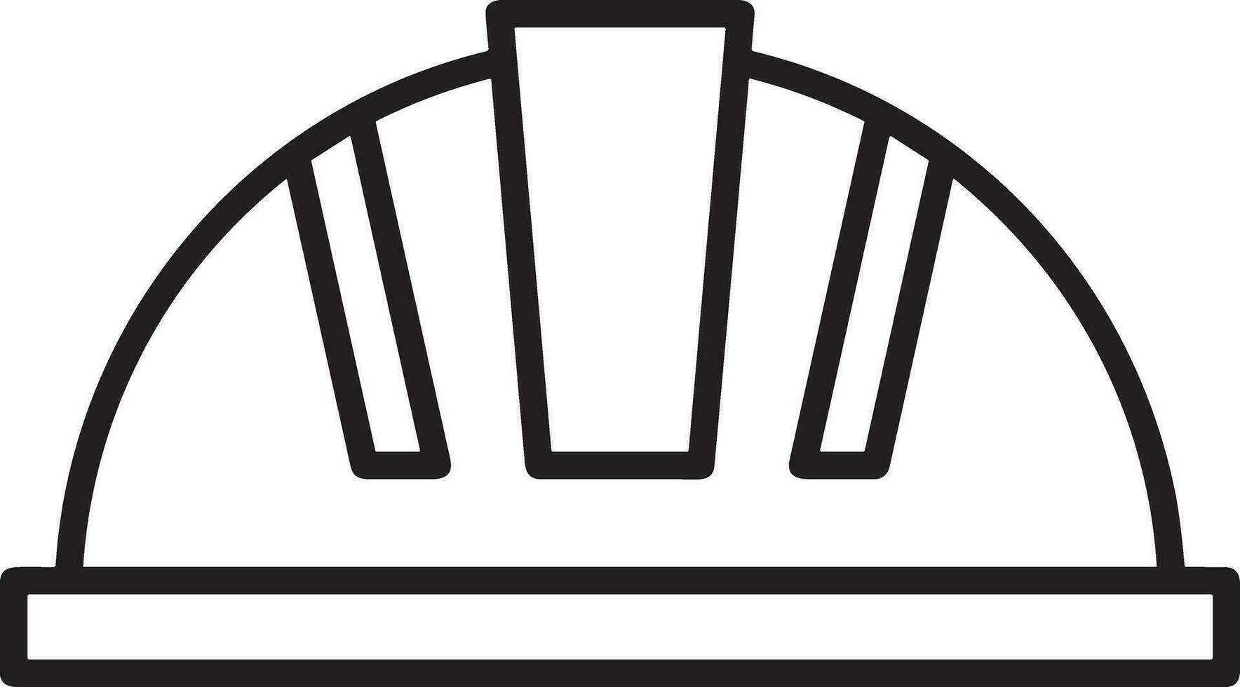 Safety helmet icon symbol image vector. Illustration of the head protector industrial engineer worker design image vector