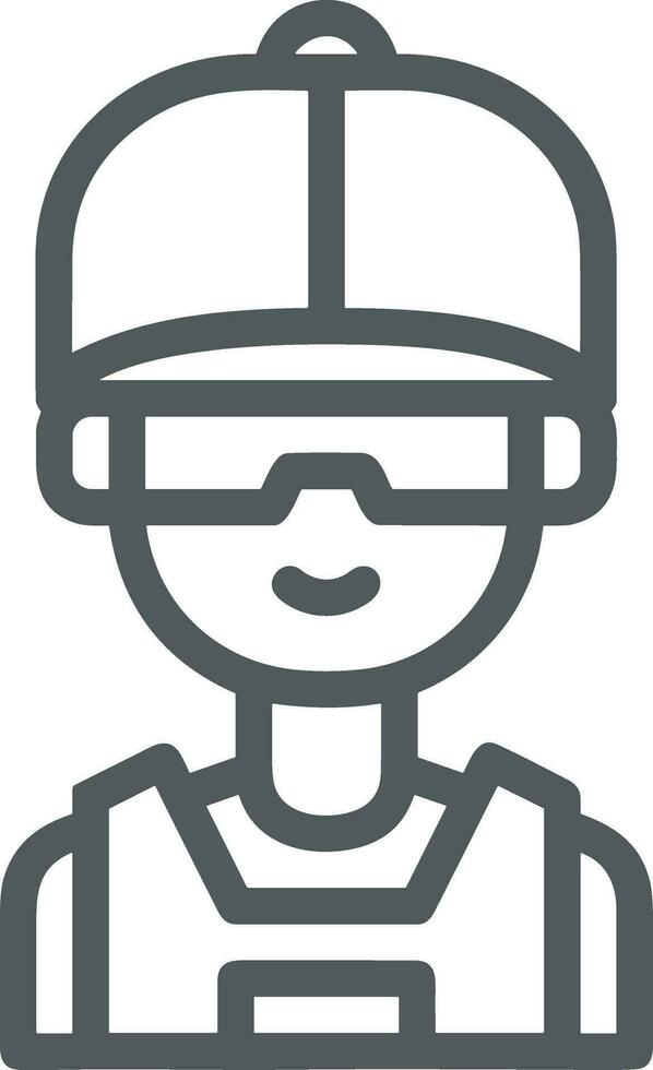 Safety helmet icon symbol image vector. Illustration of the head protector industrial engineer worker design image vector
