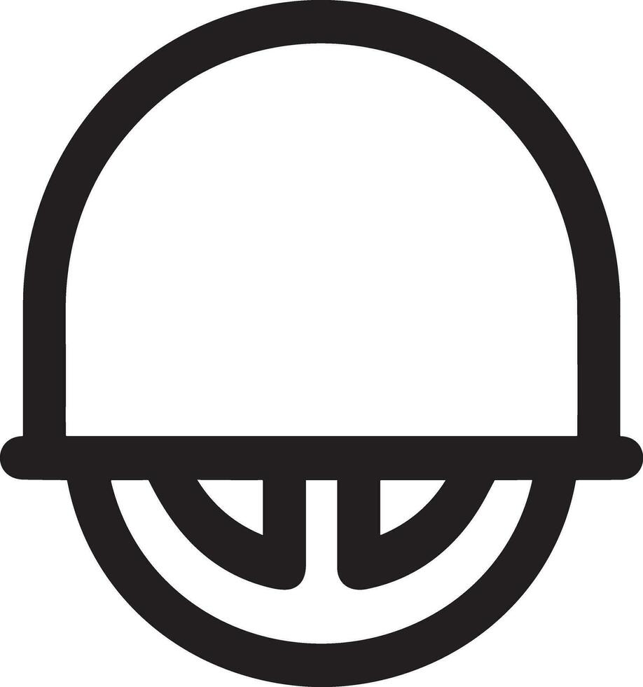 Safety helmet icon symbol image vector. Illustration of the head protector industrial engineer worker design image vector