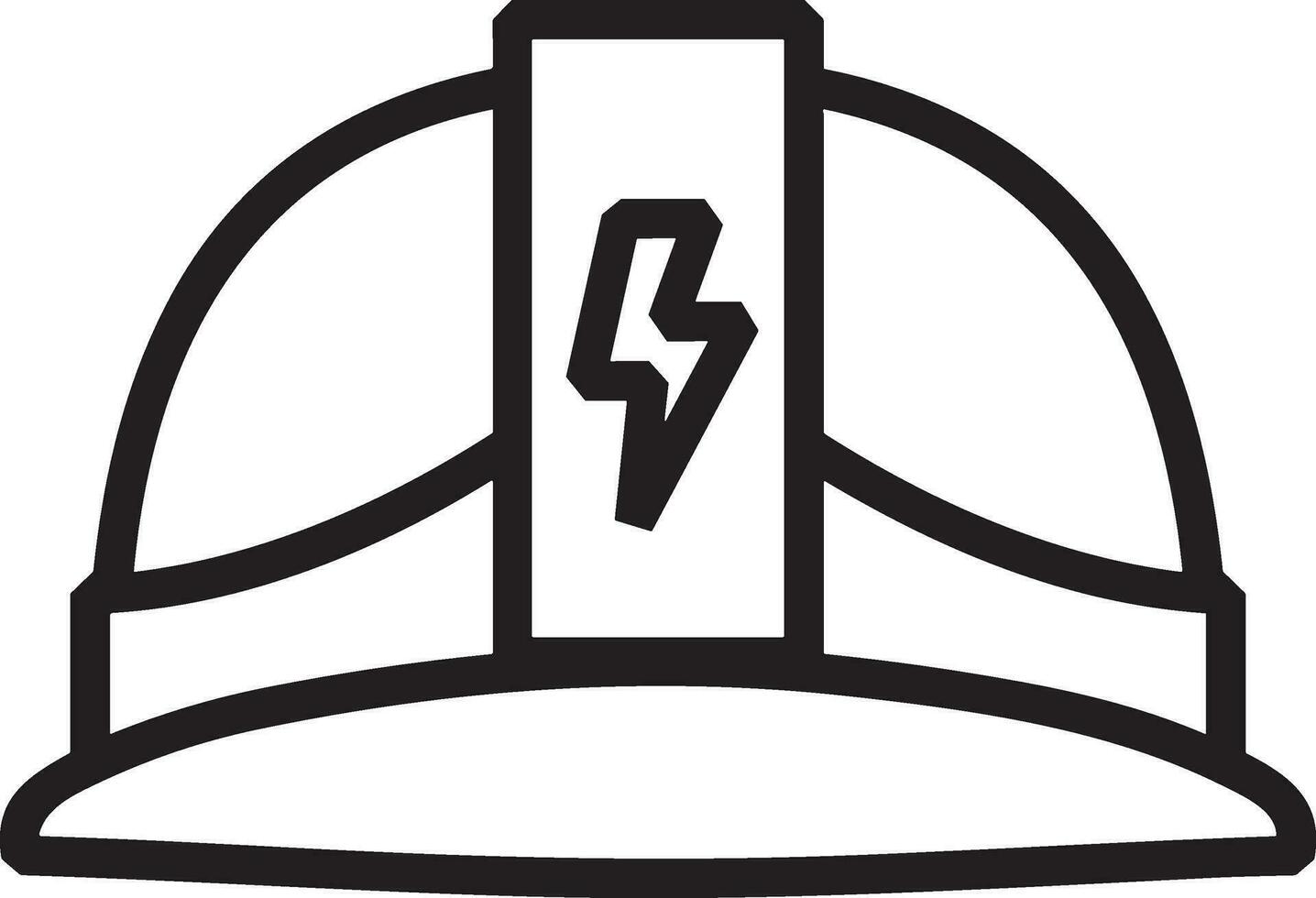 Safety helmet icon symbol image vector. Illustration of the head protector industrial engineer worker design image vector