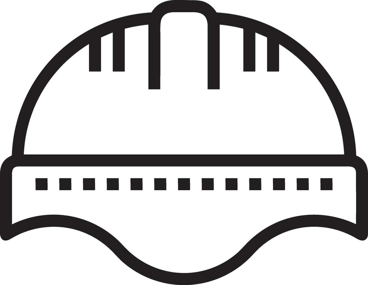 Safety helmet icon symbol image vector. Illustration of the head protector industrial engineer worker design image vector