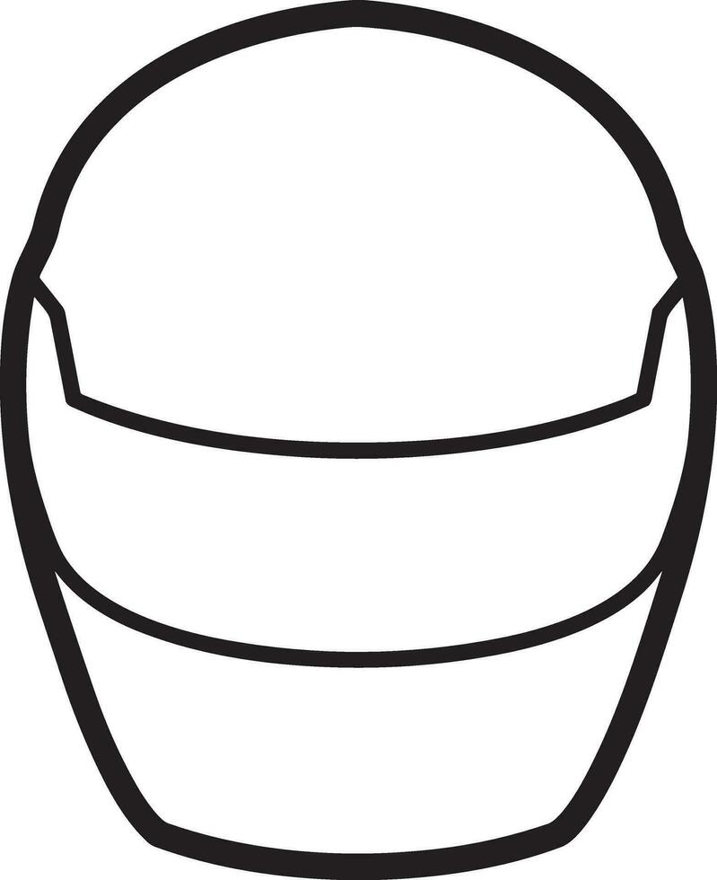 Safety helmet icon symbol image vector. Illustration of the head protector industrial engineer worker design image vector