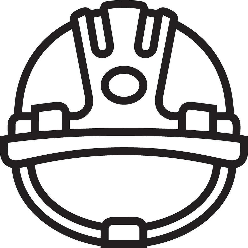 Safety helmet icon symbol image vector. Illustration of the head protector industrial engineer worker design image vector