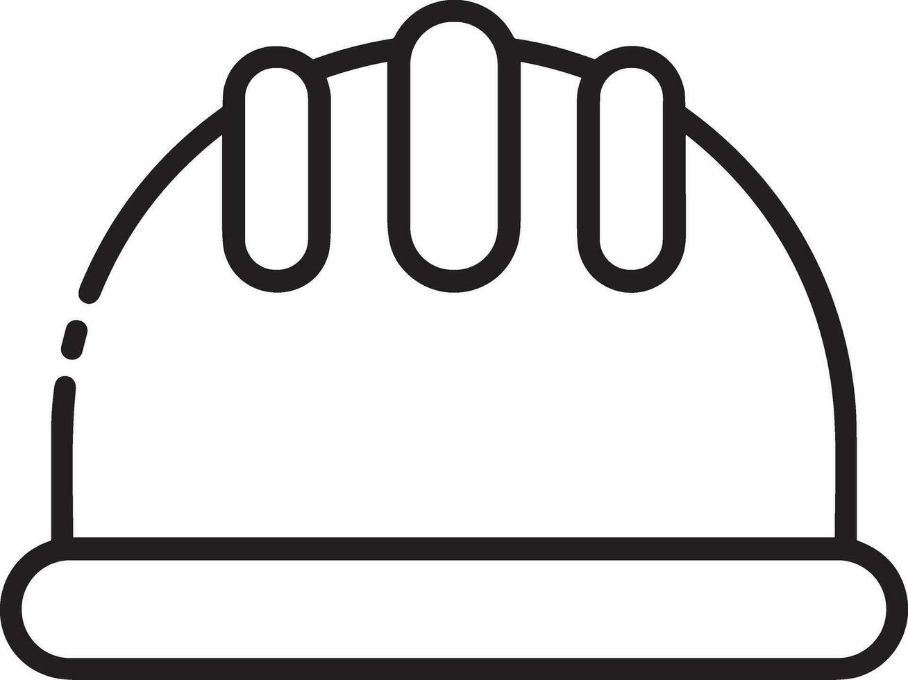Safety helmet icon symbol image vector. Illustration of the head protector industrial engineer worker design image vector