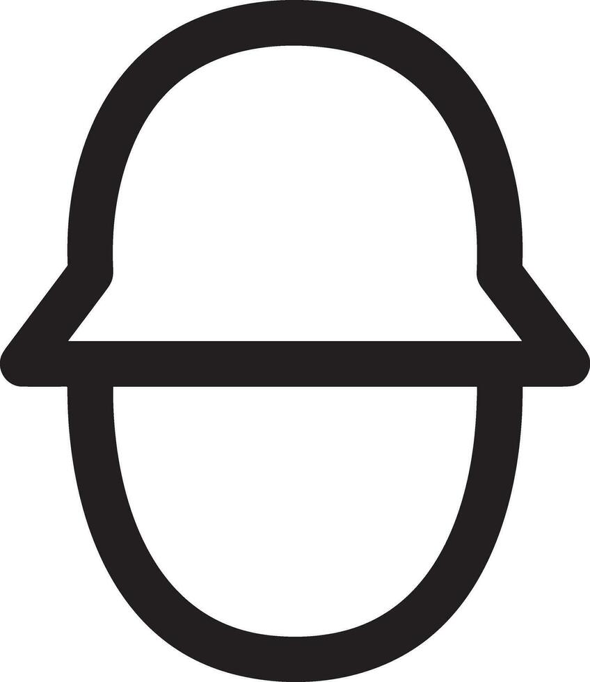 Safety helmet icon symbol image vector. Illustration of the head protector industrial engineer worker design image vector