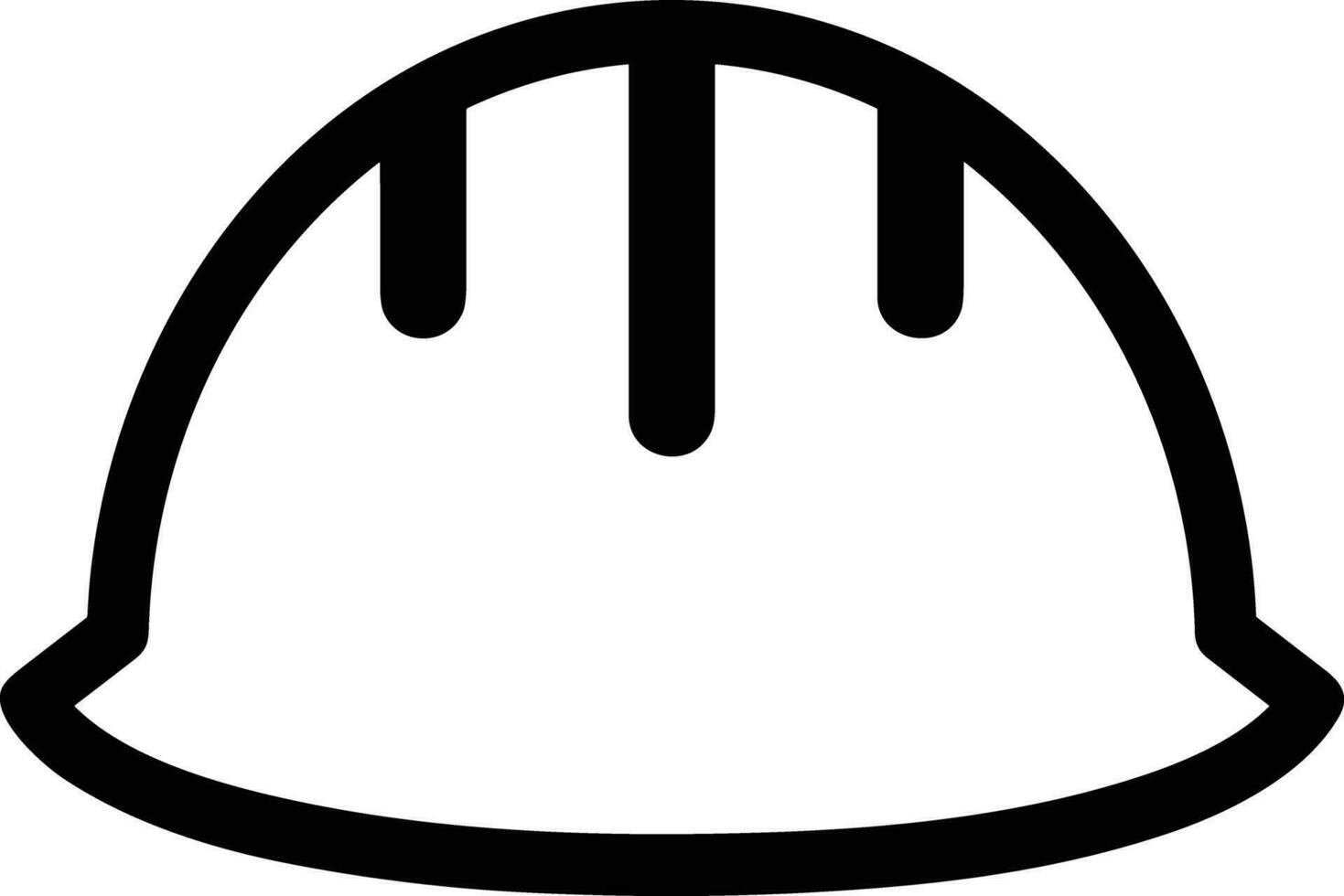 Safety helmet icon symbol image vector. Illustration of the head protector industrial engineer worker design image vector