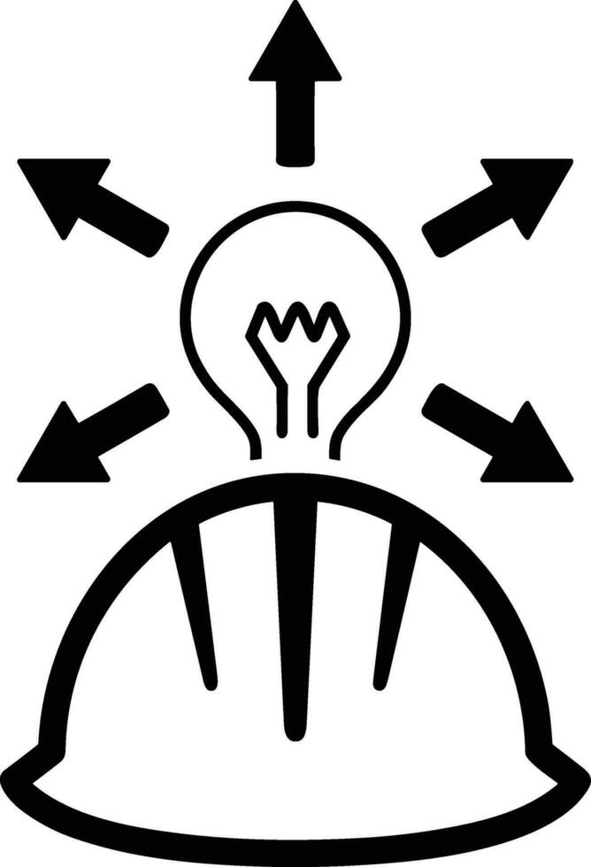Safety helmet icon symbol image vector. Illustration of the head protector industrial engineer worker design image vector