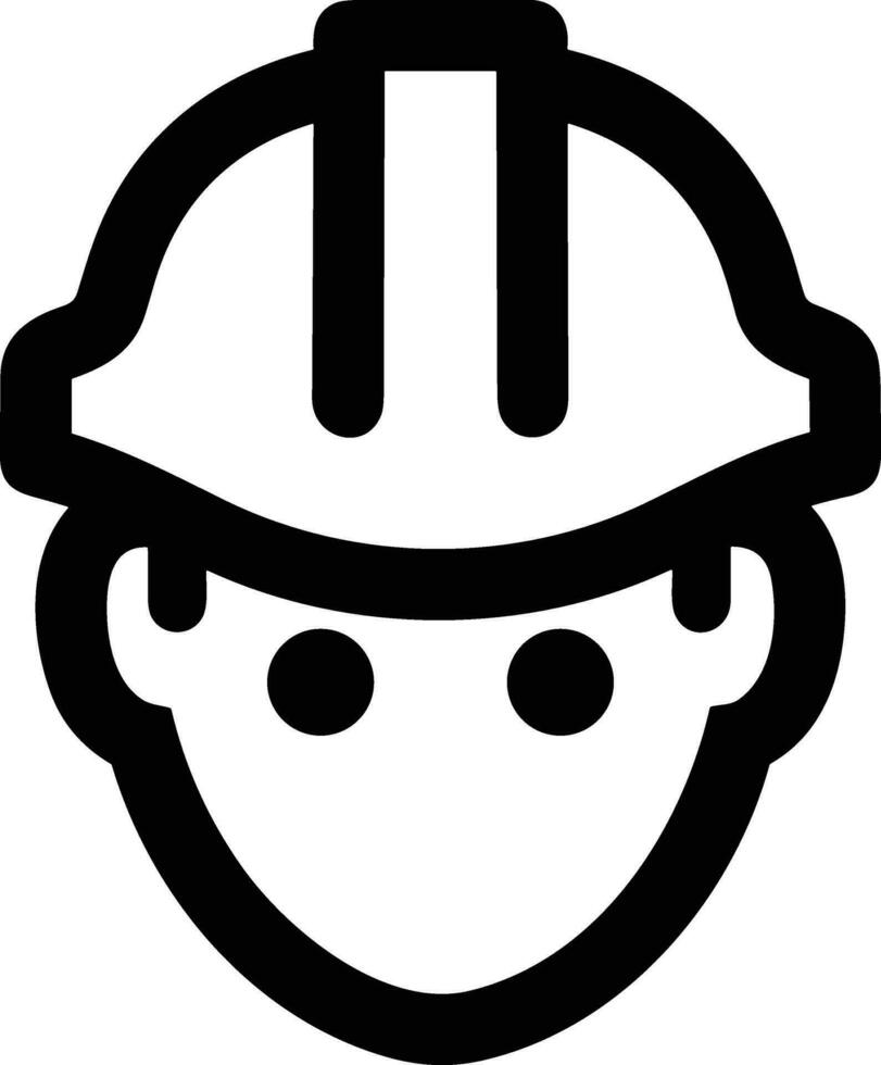 Safety helmet icon symbol image vector. Illustration of the head protector industrial engineer worker design image vector