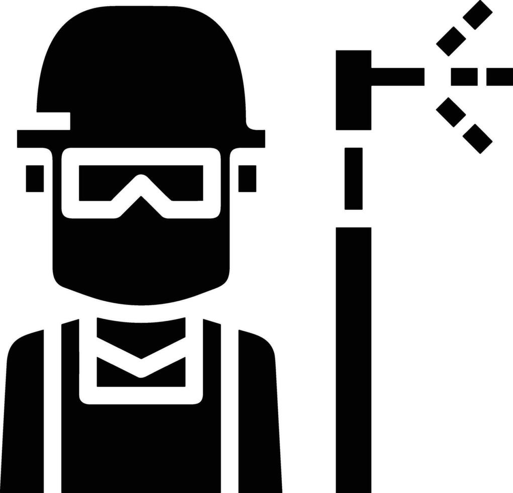 la seguridad casco icono símbolo imagen vector. ilustración de el cabeza protector industrial ingeniero trabajador diseño imagen vector