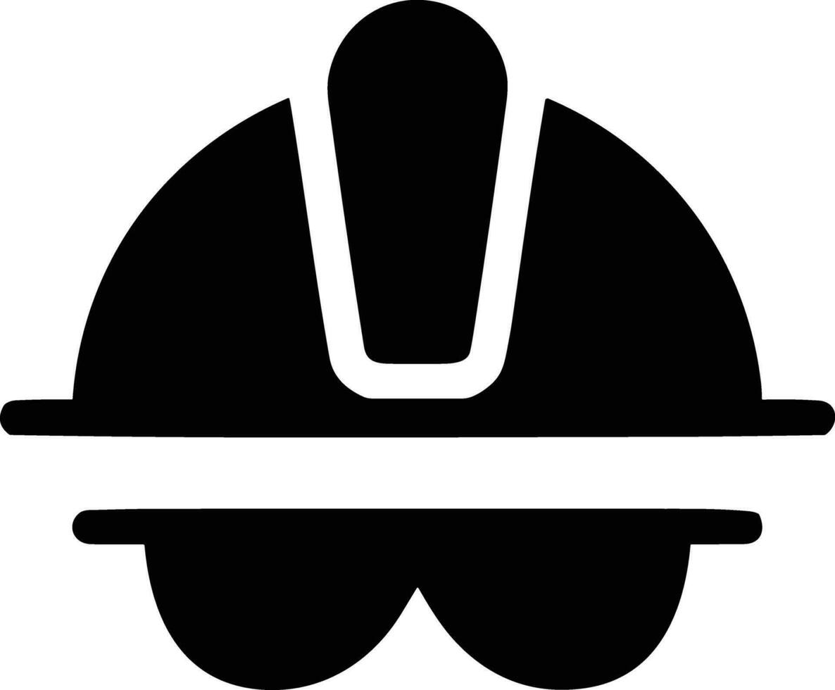 Safety helmet icon symbol image vector. Illustration of the head protector industrial engineer worker design image vector