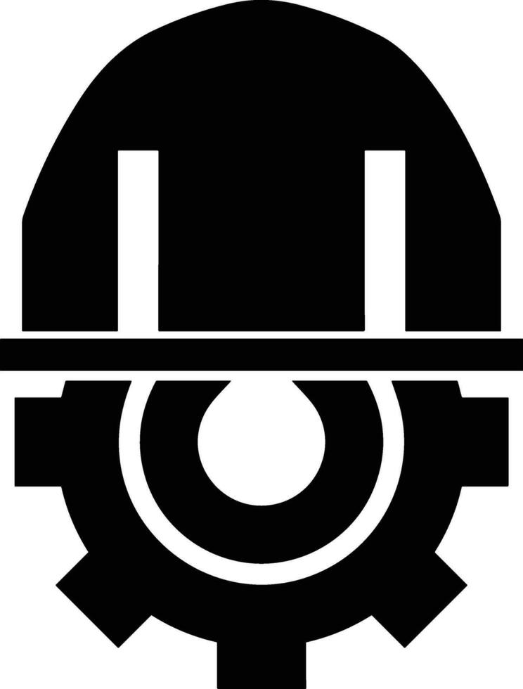 Safety helmet icon symbol image vector. Illustration of the head protector industrial engineer worker design image vector