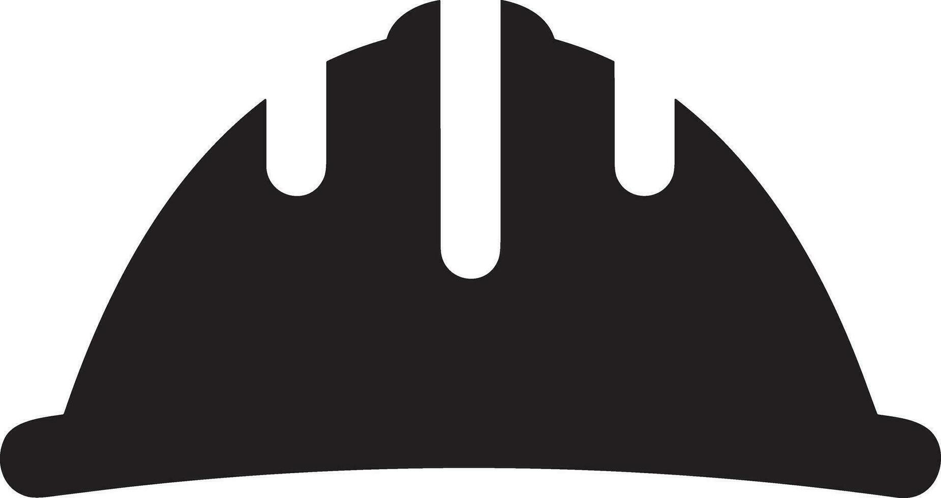Safety helmet icon symbol image vector. Illustration of the head protector industrial engineer worker design image vector