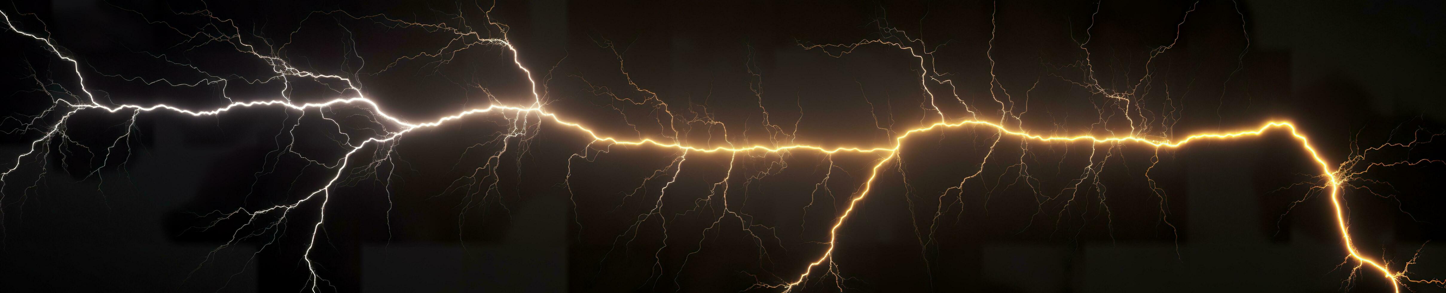 flat thunder lightning texture. Generative AI photo