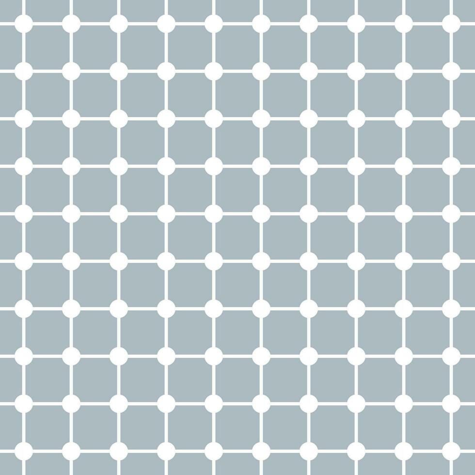 Grid wall ceramic tiled seamless pattern. Mesh chequerwise square background. Simple wall ceramic tiles. Kitchen or bathroom mosaic. Swimming pool floor. Architecture texture. Vector illustration.