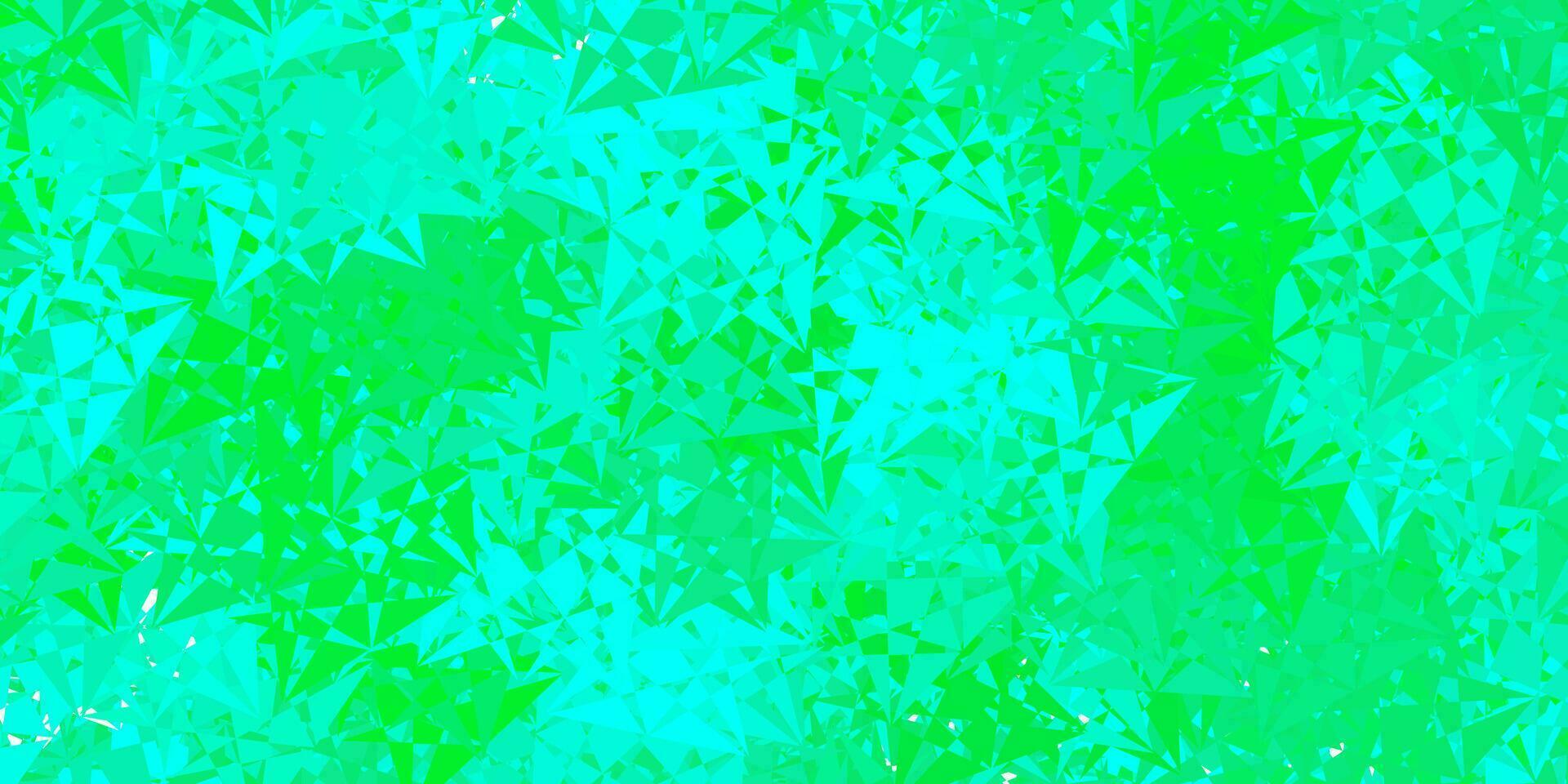 Light green vector texture with random triangles.