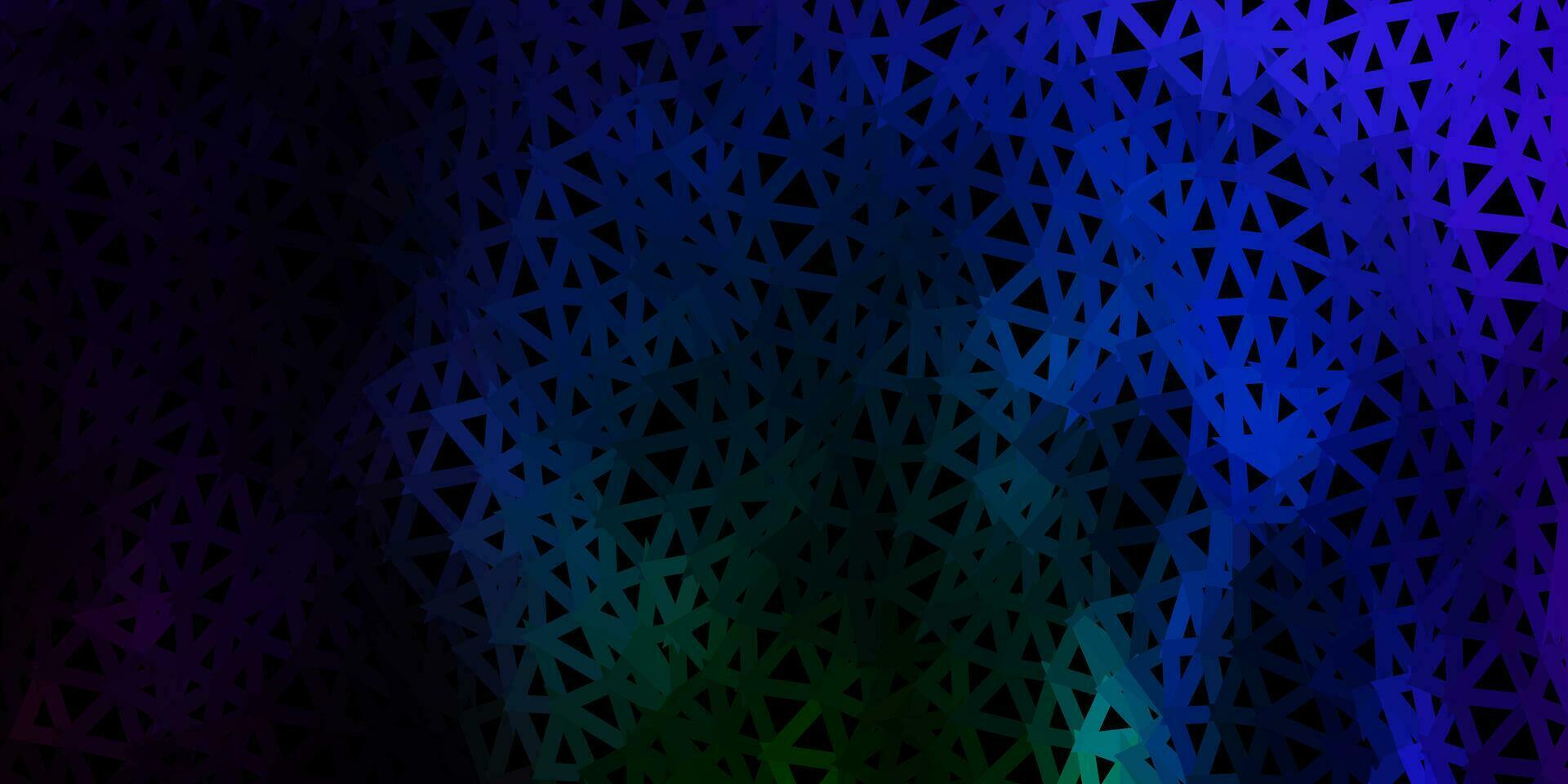 Dark multicolor vector poly triangle texture.