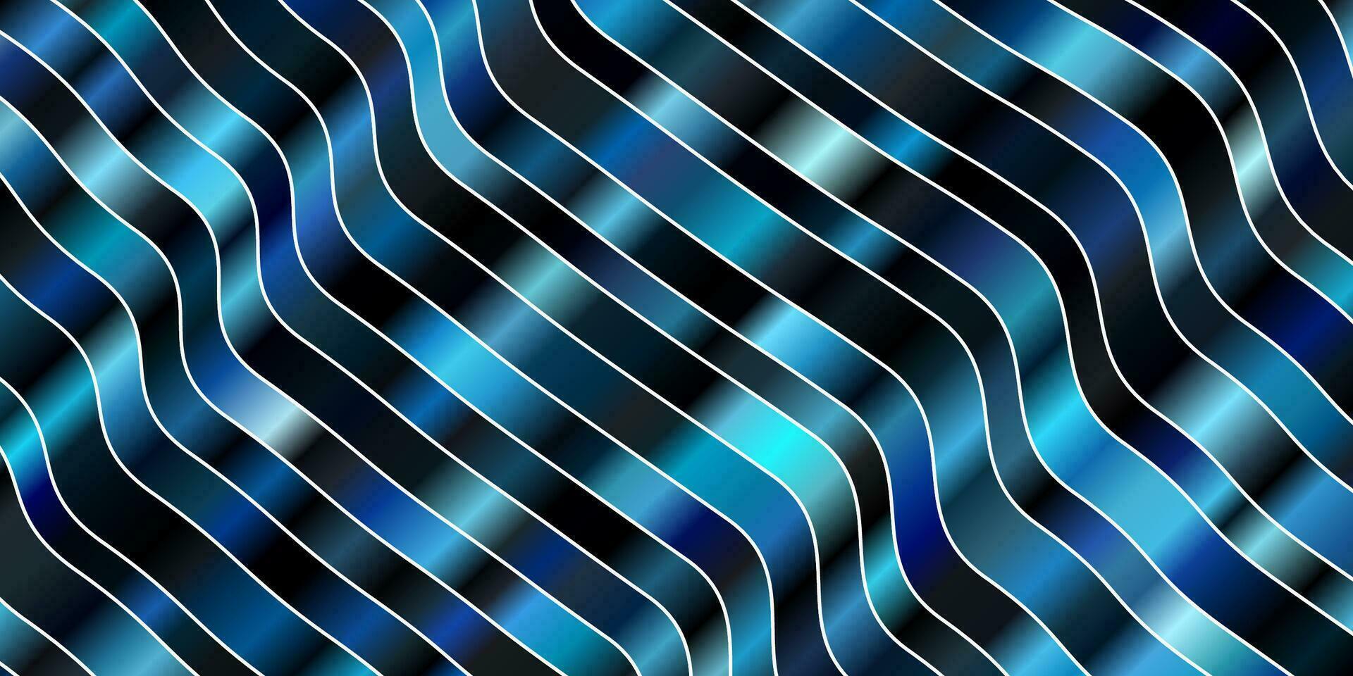 textura de vector azul oscuro con líneas torcidas.