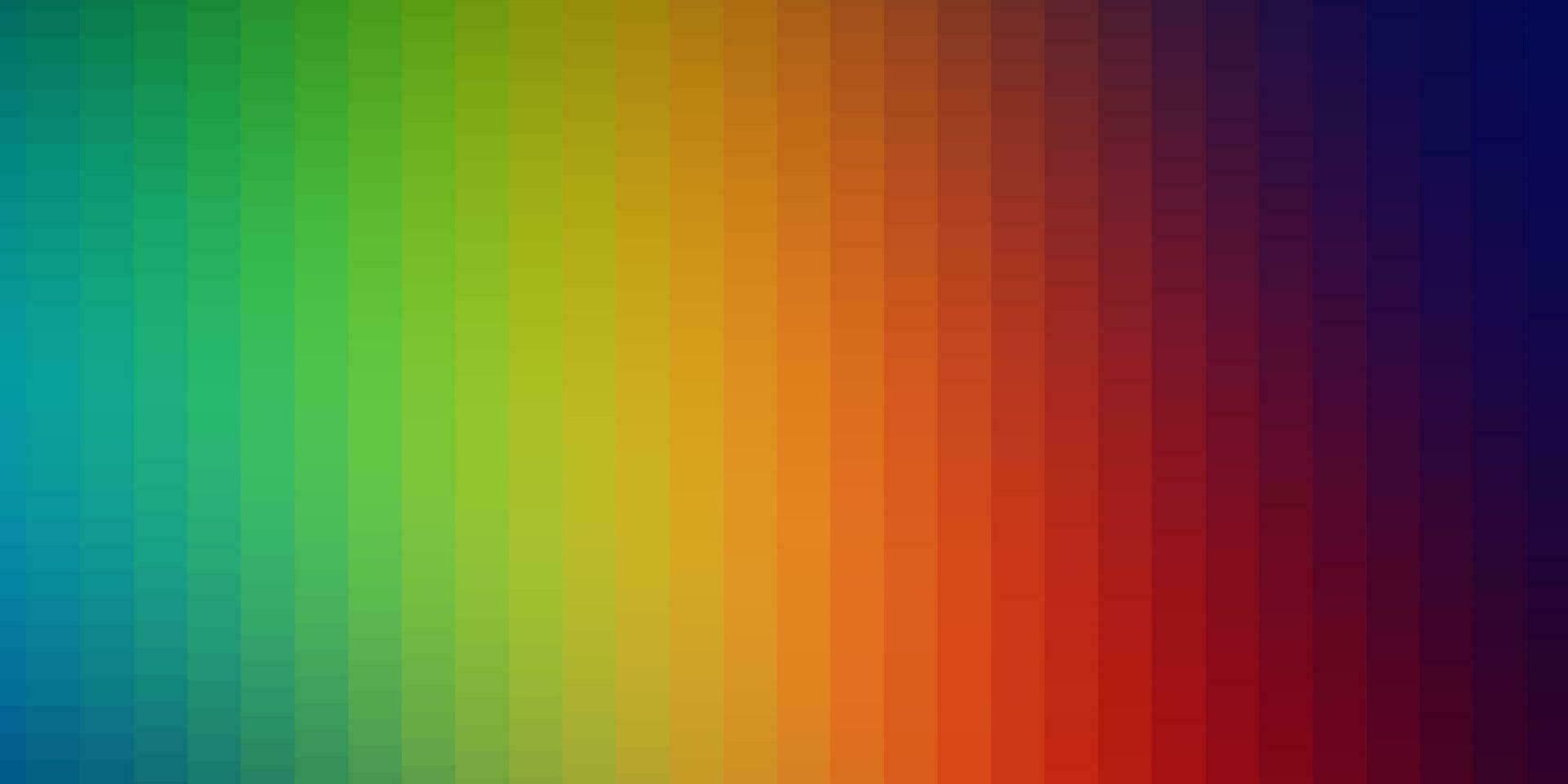 Dark Multicolor vector background with rectangles.
