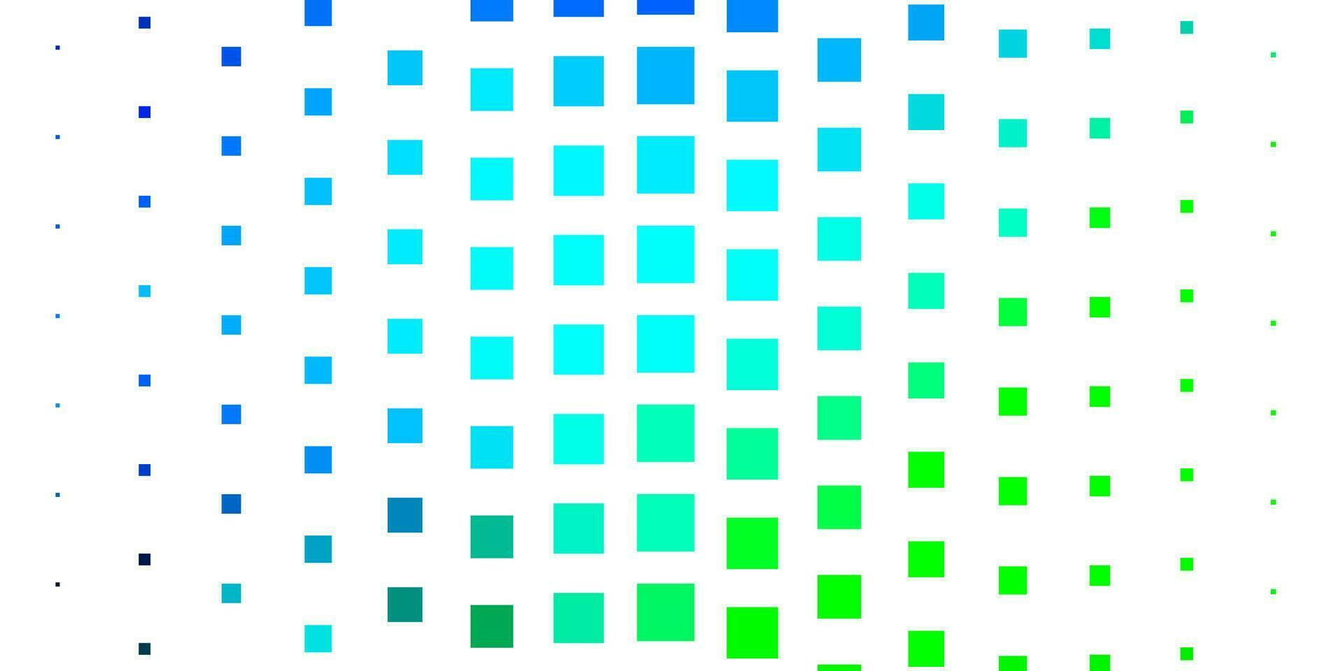 Light Blue, Green vector backdrop with rectangles.