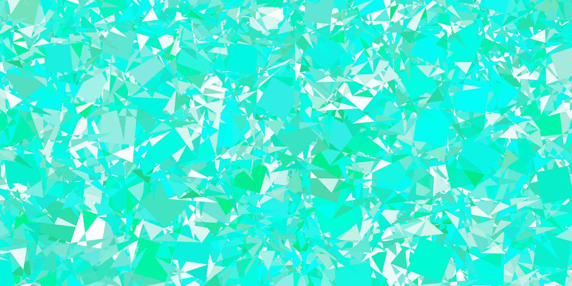Light Green vector layout with triangle forms.