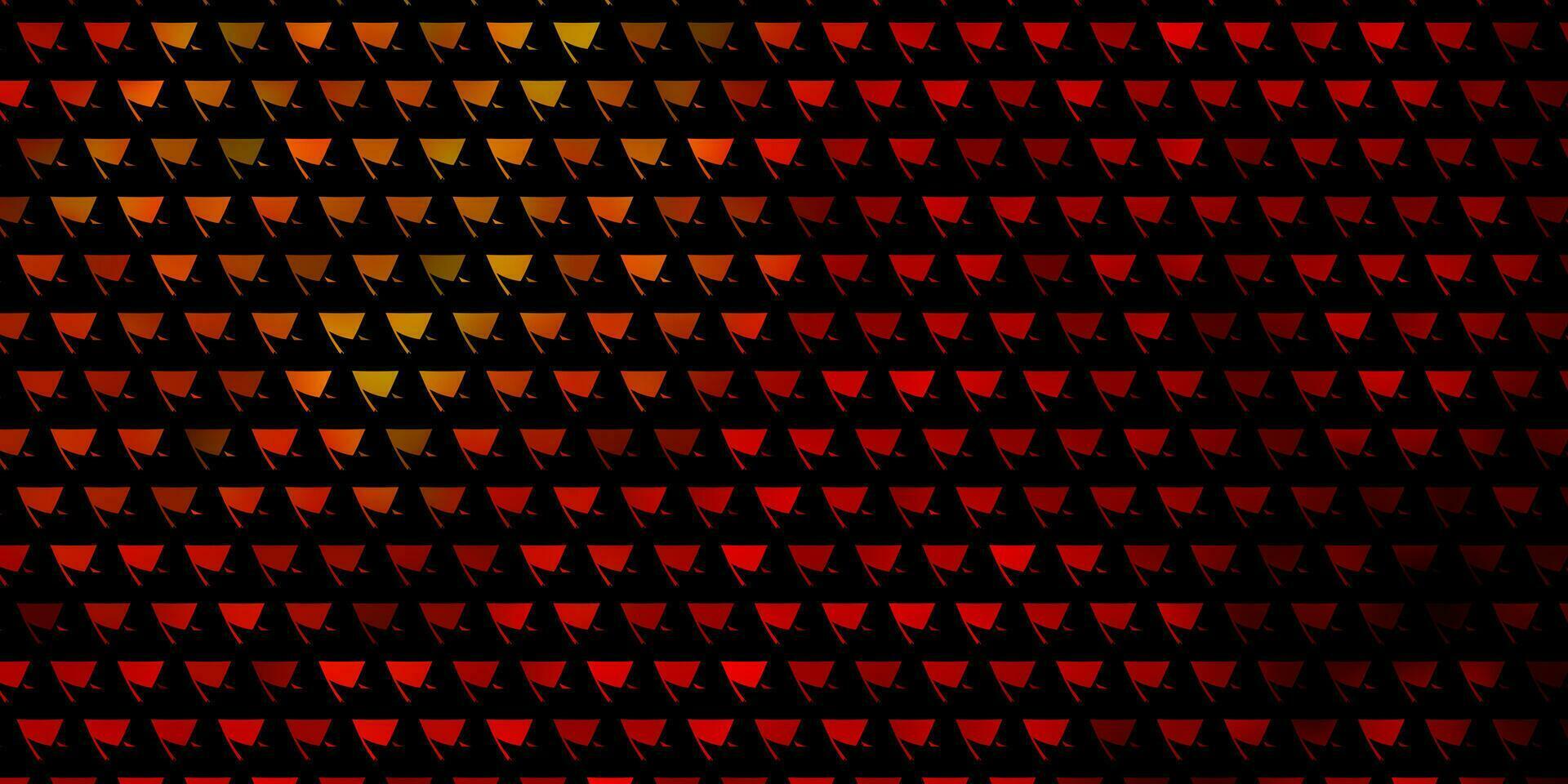 Light Orange vector pattern with polygonal style.