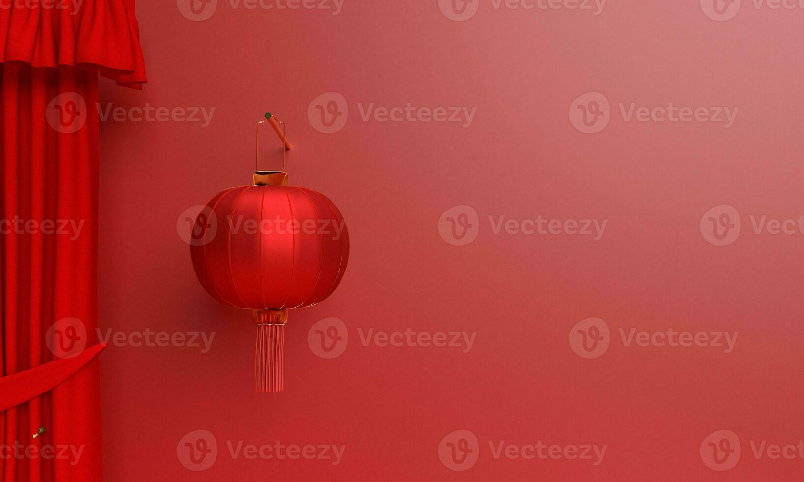lantern lamp lightbulb copy space symbol decoration ornament red pink orange color gradient background wallpaper chinese china new year dragon 2023 2024 time calendar celebration festival holiday asia photo