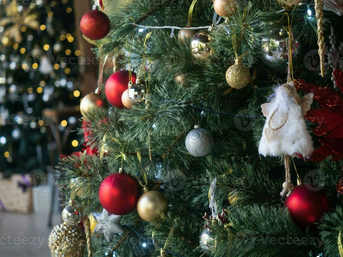 Happy New Years 2024. Many Christmas tree branches. Stock Photo by  StiahailoAnastasiia