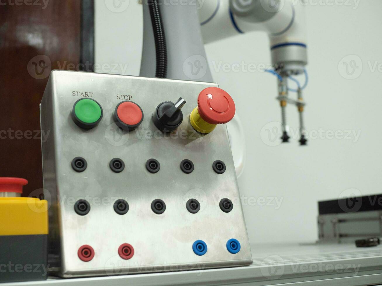 control tool equipment arm robot technology digital network manufacturing machine engineer production innovation futuristic business compute cable server wire futurist robot software science metal photo