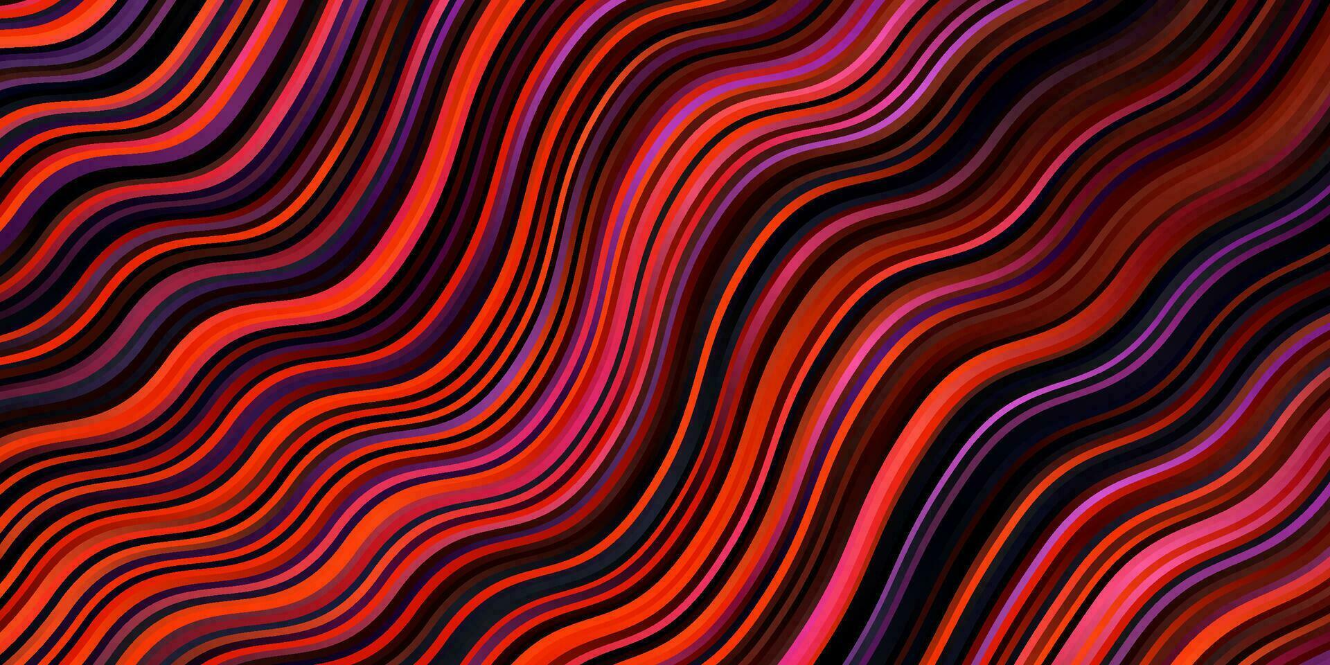 Dark Pink, Yellow vector texture with circular arc.