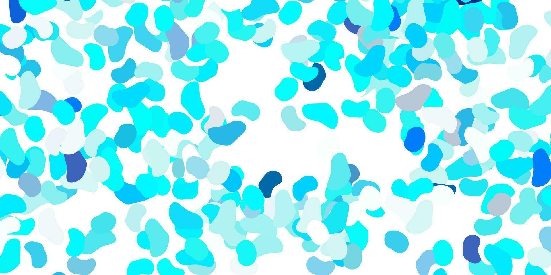 Light blue vector background with random forms.
