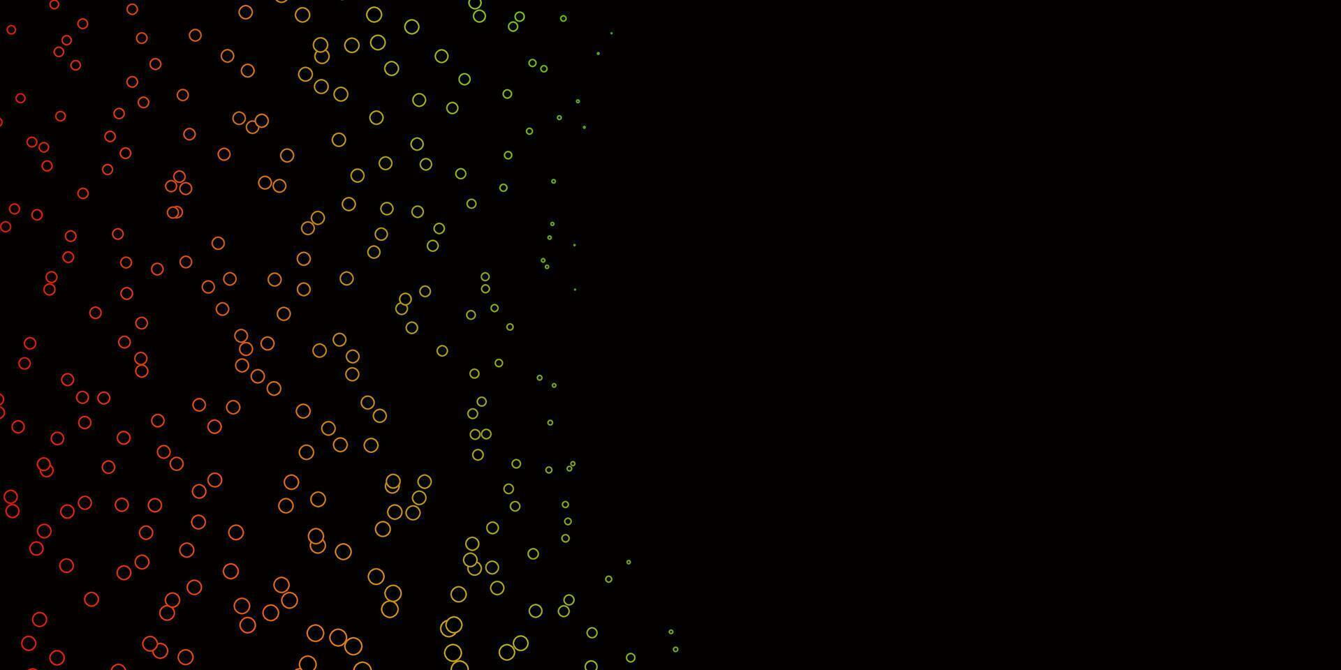 Dark Multicolor vector texture with disks.